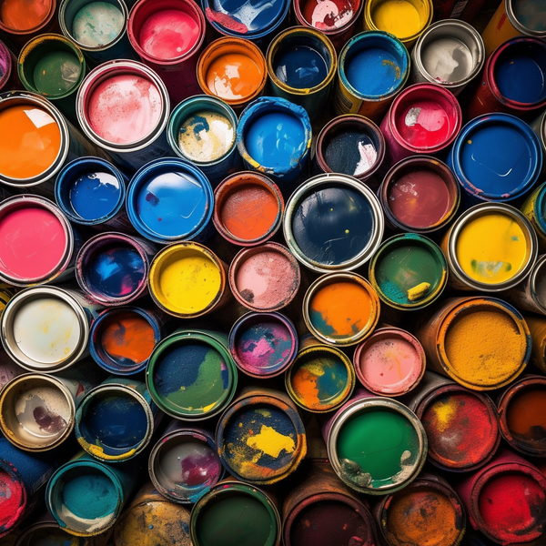 Inside the Process: How Discarded Paint Becomes Art Supplies