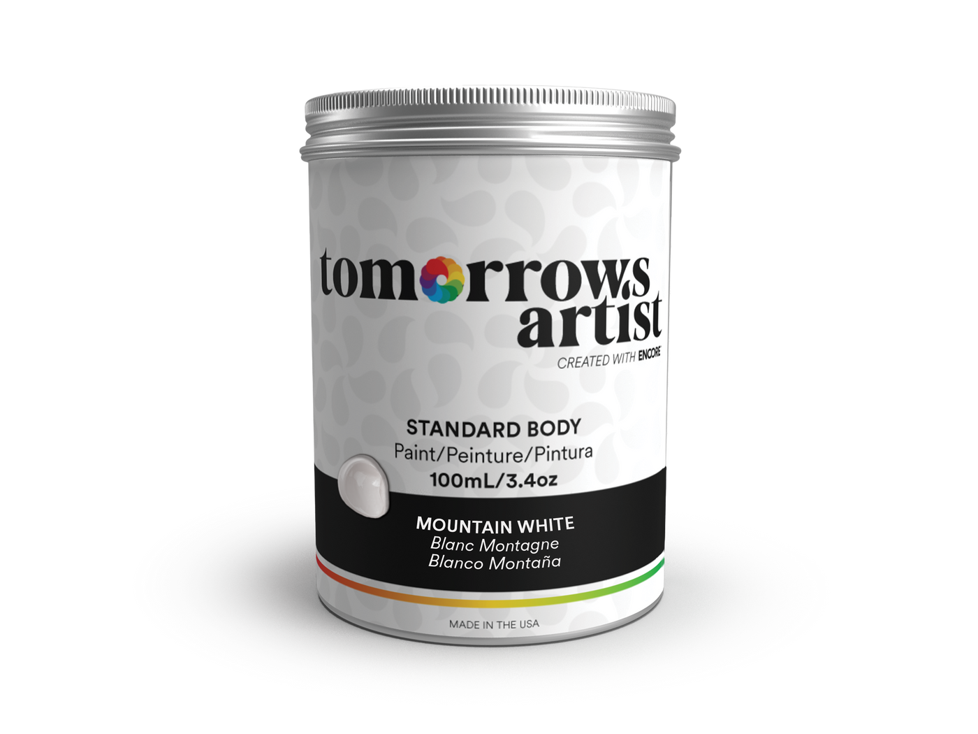 Tomorrows Artist: Standard Body Eco-Friendly Acrylic Art Paint 100ml/3.38oz Jar